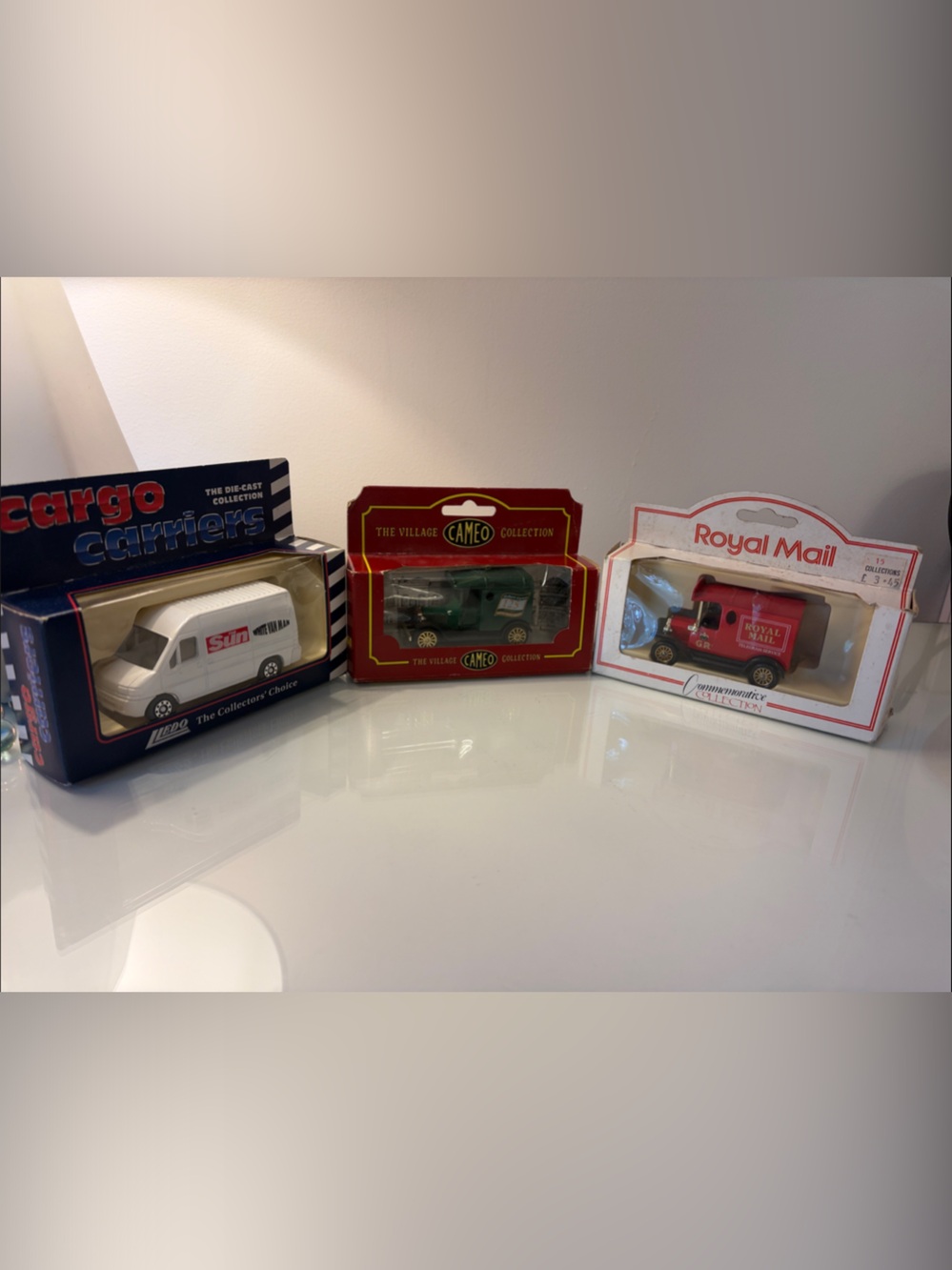Vintage Die-Cast Model Car Lot (3 Boxed Pieces) - Corgi & Lledo